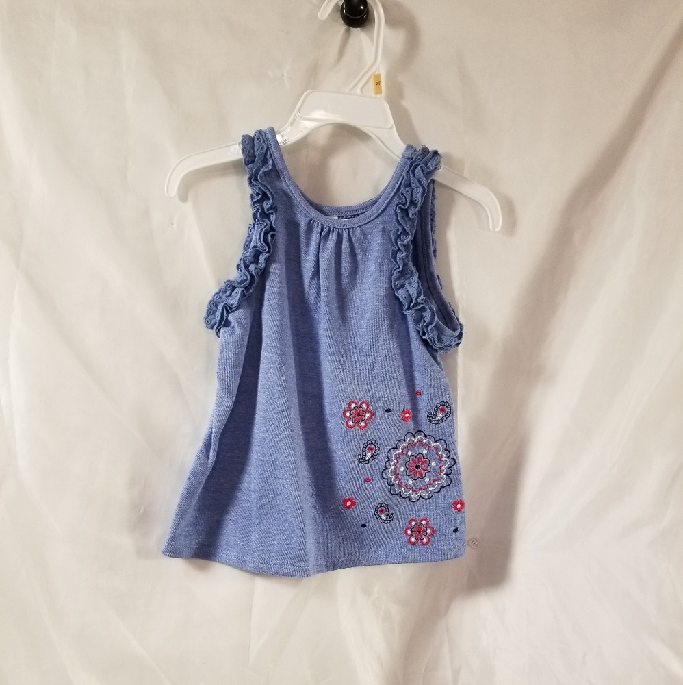 Girls Toddler 2 T Summer Shirt Bandana
